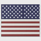 Amerikaanse vlag Amerikaanse patroonpatroon Cadeaupapier (Vlak)
