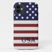 Amerikaanse vlag Amerikaanse patroonpatroon Case-Mate iPhone Case (Achterkant)