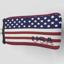 Amerikaanse vlag Amerikaanse patroonpatroon Golfheadcover