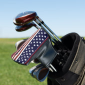 Amerikaanse vlag Amerikaanse patroonpatroon Golfheadcover (Insitu)