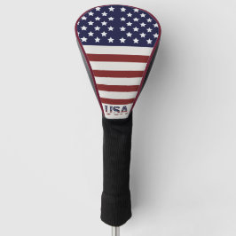 Amerikaanse vlag Amerikaanse patroonpatroon Golfheadcover