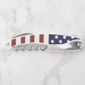 Amerikaanse vlag Amerikaanse patroonpatroon Kurkentrekker (Achterkant)