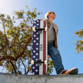Amerikaanse vlag Amerikaanse patroonpatroon Persoonlijk Skateboard