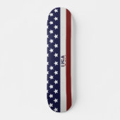 Amerikaanse vlag Amerikaanse patroonpatroon Persoonlijk Skateboard (Voorkant)