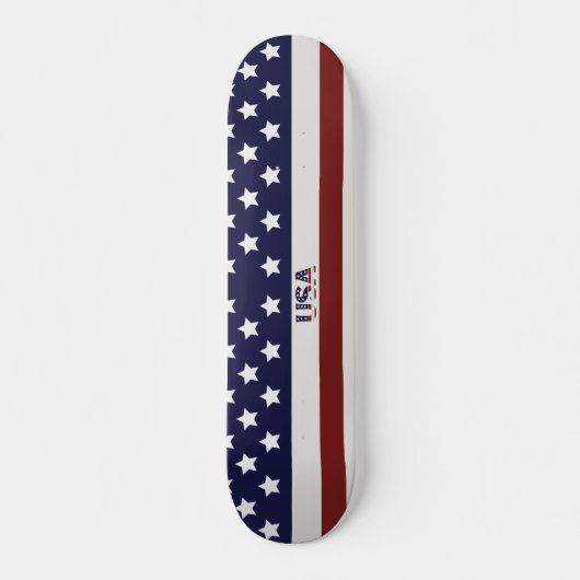 Amerikaanse vlag Amerikaanse patroonpatroon Persoonlijk Skateboard (Voorkant)