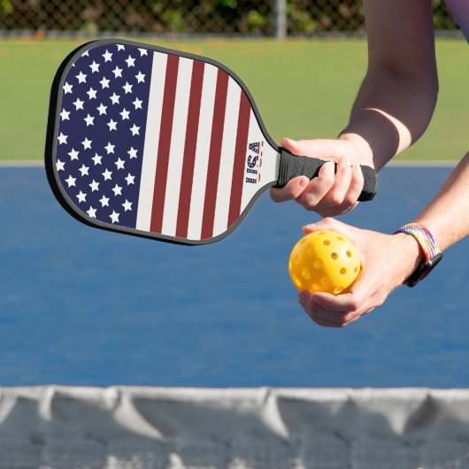 Amerikaanse vlag Amerikaanse patroonpatroon Pickleball Paddle (Insitu)