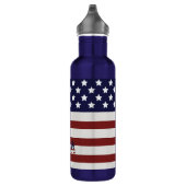 Amerikaanse vlag Amerikaanse patroonpatroon Waterfles (Rechts)