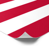 Amerikaanse vlag Amerikaanse Poster van Amerikaans (Hoek)