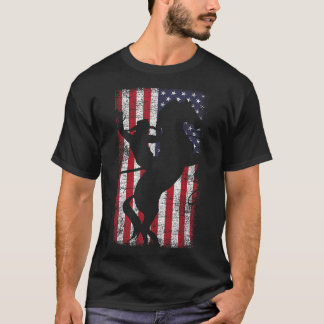 Amerikaanse vlag Amerikaanse pride Texas Equestria T-shirt