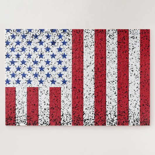 Amerikaanse vlag Amerikaanse staat Jigzaag Legpuzzel (Horizontaal)