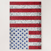 Amerikaanse vlag Amerikaanse staat Jigzaag Legpuzzel (Verticaal)