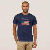 Amerikaanse vlag Amerikaanse T-shirt (Voorkant volledig)