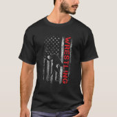 Amerikaanse vlag Amerikaanse tegenstander Quote Wr T-shirt (Voorkant)