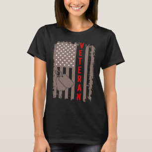 Amerikaanse VLAG AMERIKAANSE VETERAAN Gift Veteran T-shirt