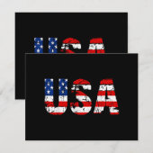Amerikaanse vlag Amerikaanse vlag Amerikaanse nati (Voorkant / Achterkant)