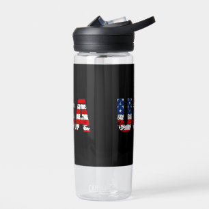 Amerikaanse vlag Amerikaanse vlag Amerikaanse nati Waterfles