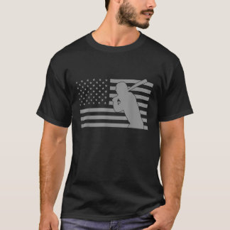 Amerikaanse vlag -Amerikaanse vlag Baseball T-shirt