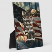 Amerikaanse vlag Amerikaanse vlag Fotoplaat (Zijkant)