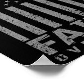 Amerikaanse vlag Amerikaanse vlag: geloof in angst Poster (Hoek)