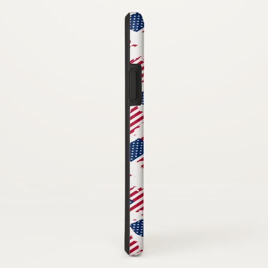 Amerikaanse vlag Amerikaanse vlag Overvloedig Chri Case-Mate iPhone Case (Achterkant/rechts)