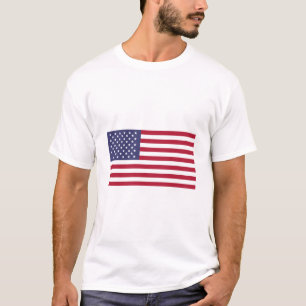 Amerikaanse vlag Amerikaanse vlag Rood T-Shirt Tru