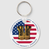 Amerikaanse vlag Amerikaanse vlag Sleutelhanger (Voorkant)