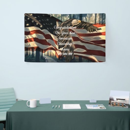 Amerikaanse vlag Amerikaanse vlag Spandoek (Beurs)