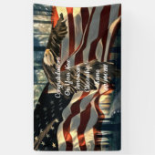 Amerikaanse vlag Amerikaanse vlag Spandoek (Verticaal)