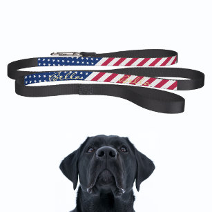 Amerikaanse vlag: Amerikaanse vlag: Stars Stripes  Hondenlijn