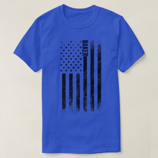 Amerikaanse vlag Amerikaanse vlag T-shirt (Design voorkant)