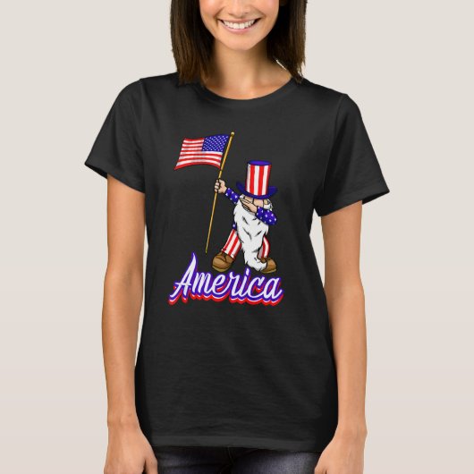 Amerikaanse vlag Amerikaanse vlag T-shirt (Voorkant)