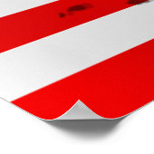 Amerikaanse vlag Amerikaanse vlaggen Amerikaanse v Poster (Hoek)