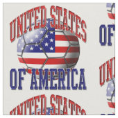 Amerikaanse vlag Amerikaanse Voetbal Pattern Stof (Close Up)