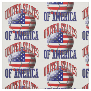 Amerikaanse vlag Amerikaanse Voetbal Pattern Stof