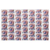 Amerikaanse vlag Amerikaanse Voetbal Pattern Stof (Fat Quarter)