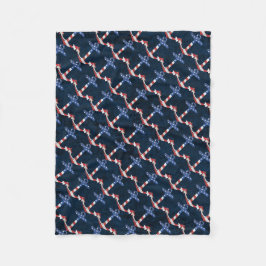  Amerikaanse vlag Anchor Nautical US Fleece Deken