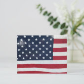 Amerikaanse Vlag Ansichtkaart Briefkaart (Staand voorkant)