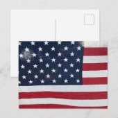 Amerikaanse Vlag Ansichtkaart Briefkaart (Voorkant / Achterkant)
