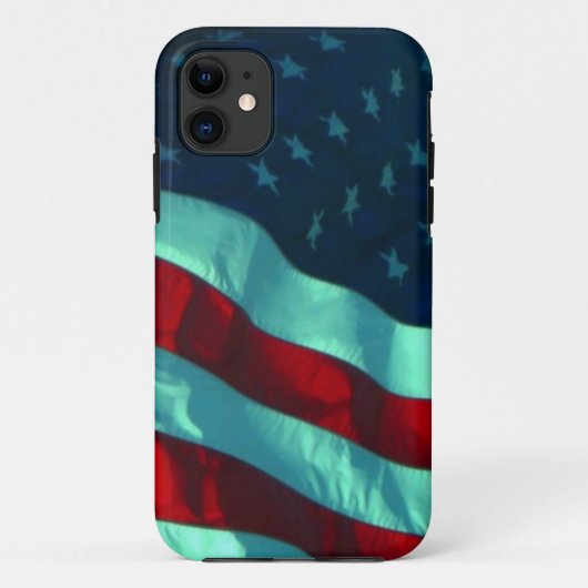 Amerikaanse Vlag Appel Case-Mate iPhone Case (Achterkant)
