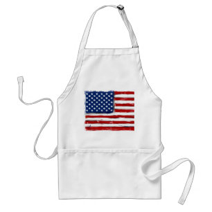 Amerikaanse vlag Apron Memorial Day picknick bbq Standaard Schort