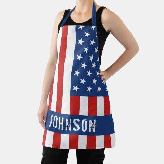 Amerikaanse vlag Apron Schort (Insitu)