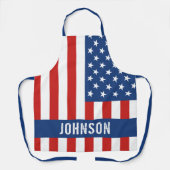 Amerikaanse vlag Apron Schort (Voorkant)