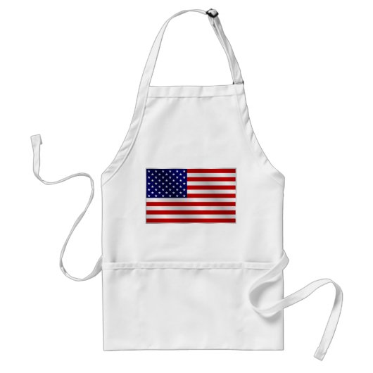 Amerikaanse vlag Apron Standaard Schort (Voorkant)