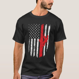 Amerikaanse vlag Arborist 4th of July Patriotic G T-shirt