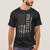  Amerikaanse vlag Athletics T-shirt (Voorkant)
