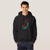 Amerikaanse vlag Autism Awareness Teacher Mam Supp Hoodie (Voorkant volledig)