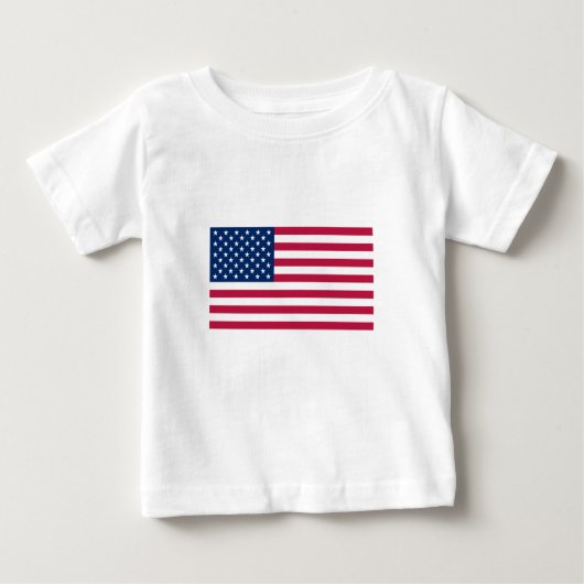 Amerikaanse vlag Baby T-Shirt (Voorkant)