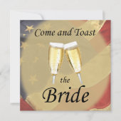 Amerikaanse Vlag Bachelorette Feestje Kaart (Voorkant)