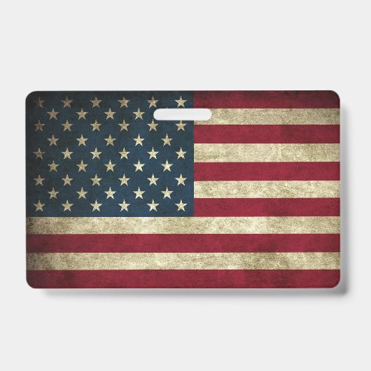 Amerikaanse vlag badge (Voorkant)