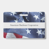 Amerikaanse vlag badge (Achterkant)